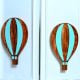 Handcrafted Acacia Wood Hot Air Handle Pair